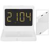 Für Qi Uhr Kabelloses Ladegerät 15W Alarm T11 Schnell Multifunktionales LadezubehörWeiß