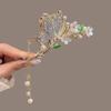 Lily of the Valley Butterfly Tassel Hair Claw - Large High-End Summer Headwear for Women