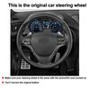 Hand Sewing Car Steering Wheel Cover Wrap For Hyundai Genesis Coupe 2010 2011 2012 2013 2014 2015 2016 Volant Funda Volante