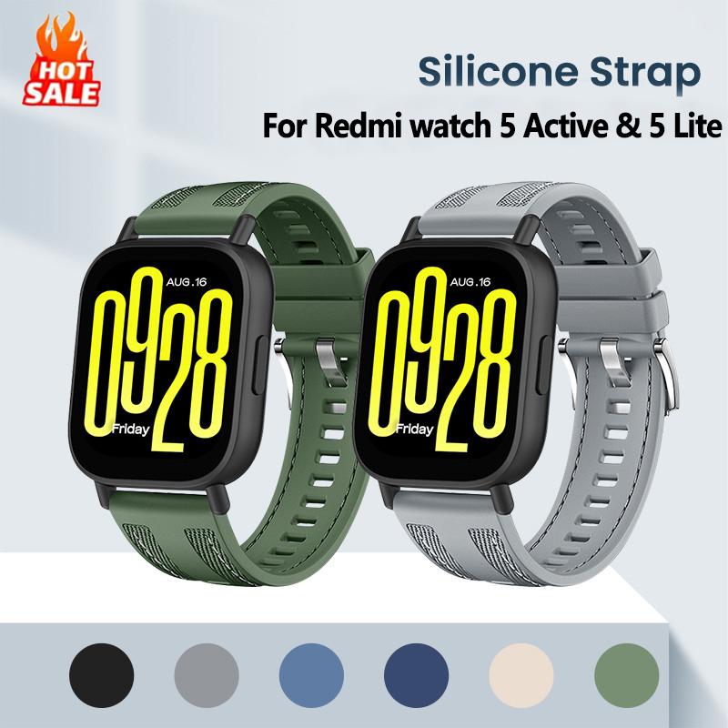 22mm watch strap For Xiaomi Redmi watch 5 Active/5 Lite band Replacement Composite Silicone Bracelet correa Redmi watch 5 active