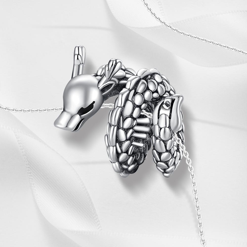 Pendant Charm Bead Copper Lucky Dragon Beads Fit Original Bracelet For Jewelry Making Valentine'S Day Gift