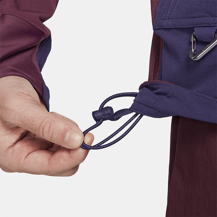 Nike ACG Sun Farer Colorblock Bunda na zip s potiskem písmen Pánská bunda Fialová DH3104-555