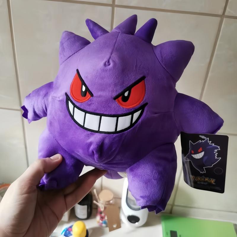 Adorable Gengar Plush Toy Stuffed Anime Doll Pokemon Ghost Type Purple Gengar Plushie Gift Fans