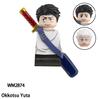 Jujutsu Kaisen Anime Cartoon Gojo Satoru Itadori Yuj Fushiguro Megumi Okkostu Yuta Building Blocks Mini Action Figures Kids Toy
