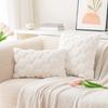 2Pack Valentines Day Pink Plushes Cushions Cover Decorative Pillow Case for Home Ambiances for Sofa Bed Decorations