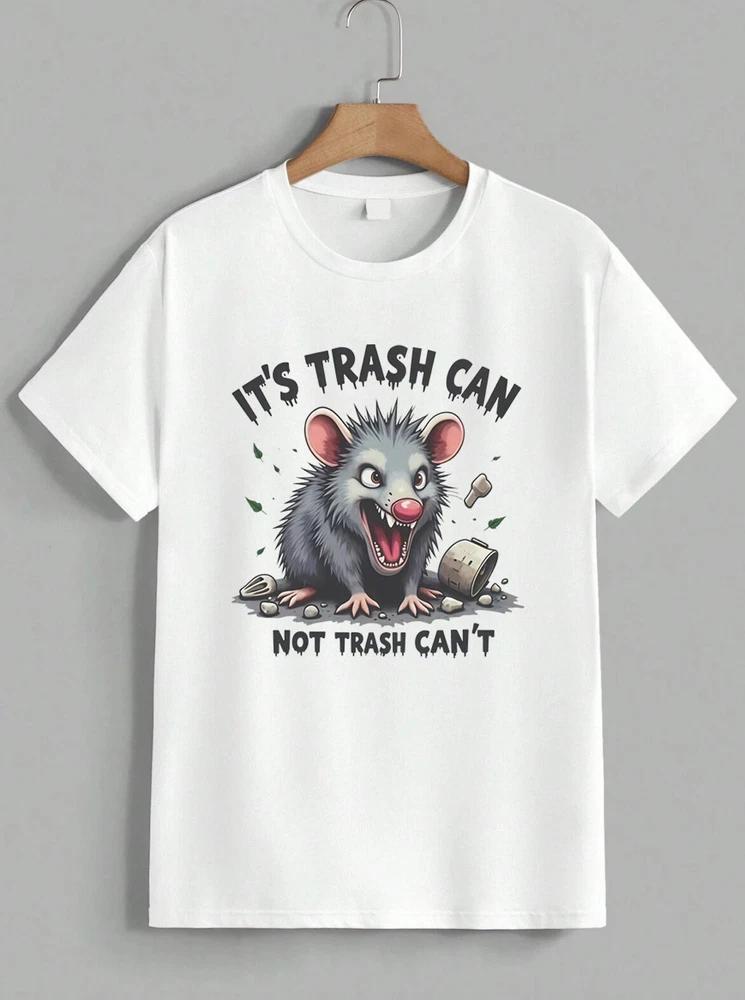 Possum Trash Can Meme Sarcastic Funny T‑Shirt
