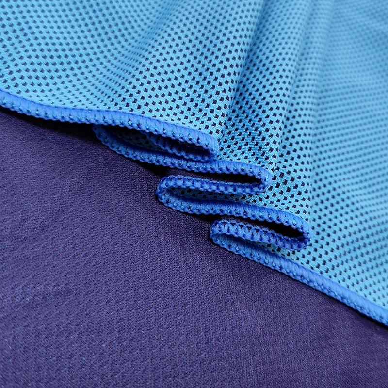 Cross-Border Cooling Ice Silk Sports Towel - Customizable Cold Towel for Fitness