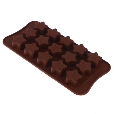 Star Shaped Chocolate Mold Wax Melt Moldes Non-Stick Candy Chocolate Mold Three-Dimensional Fondant Baking Shape