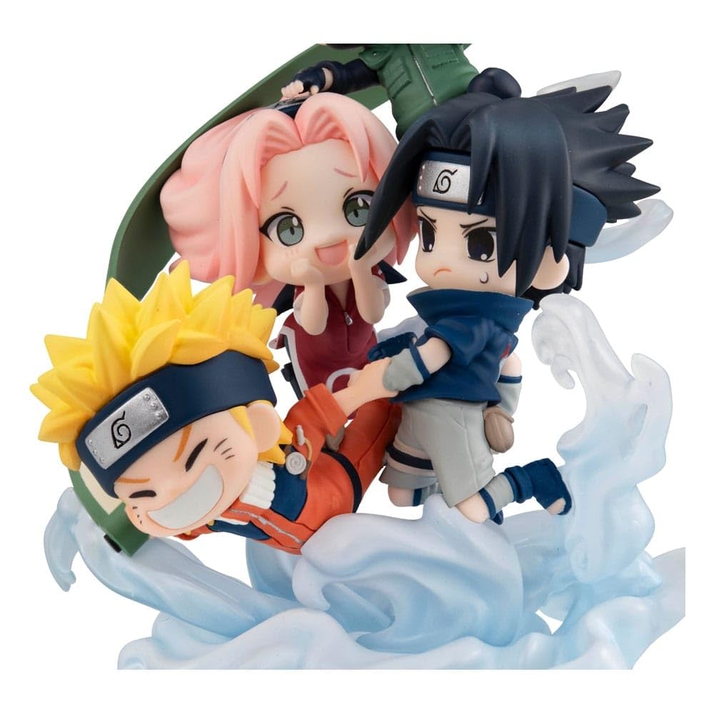 FigUnity NARUTO Shippuden Team 7 Approximately 130mm PVC Figure Assembled! Pre-painted