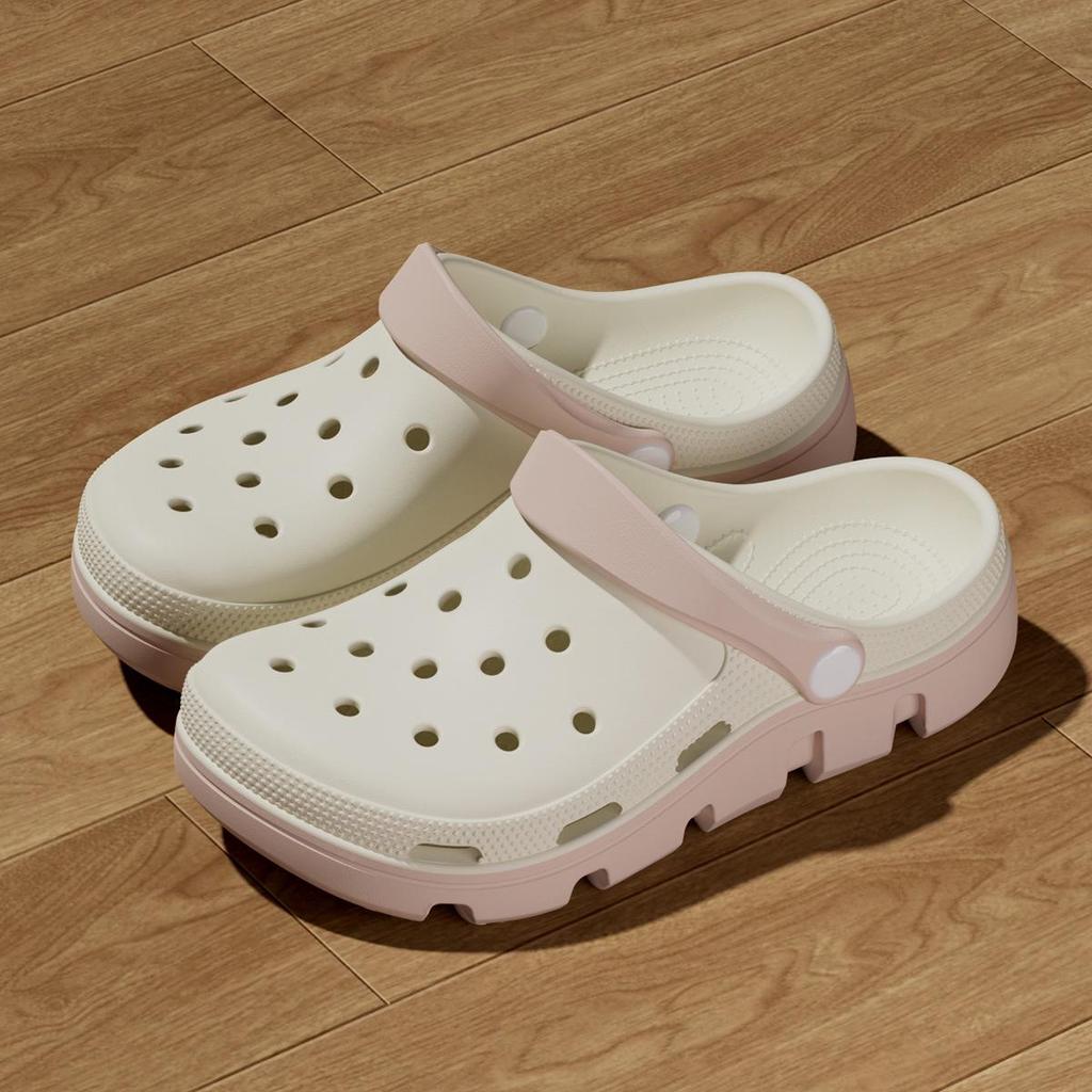 Men's 2025 EVA Holey Beach Shoes, Non-Slip Closed-Toe Slippers, Women's Summer Outdoor Sandals