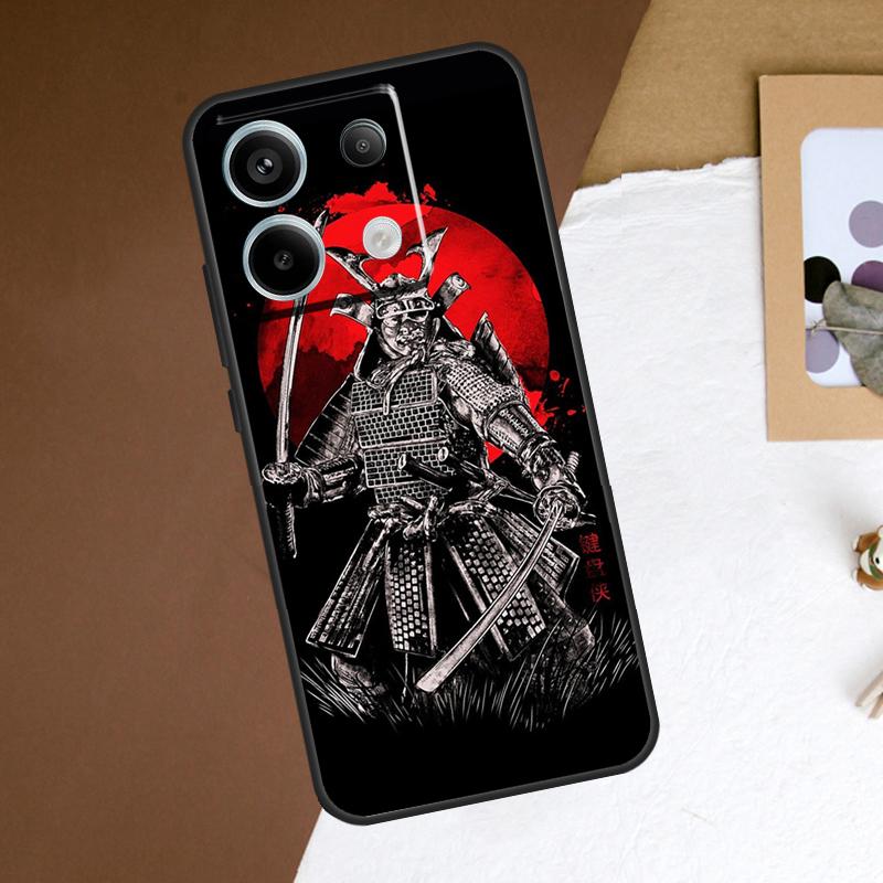 Japan Samurai Ninja Phone Case For Redmi Note 12 13 Pro Plus 9 10 11 Pro 9S 10S 11S 12S Redmi 10C 12C 13C Cover