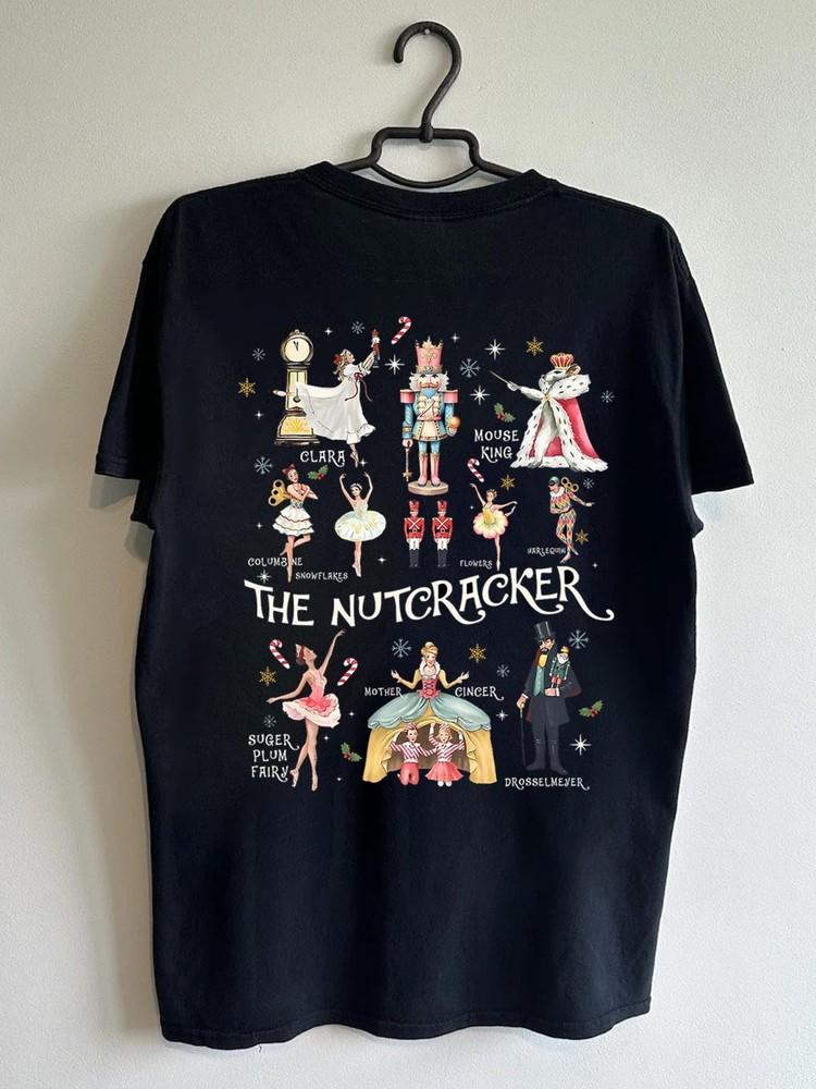 Nutcracker Ballet Sugar Plum Fairy King Christmas Holiday T-Shirt Unisex S-5XL Unisex T-Shirt L