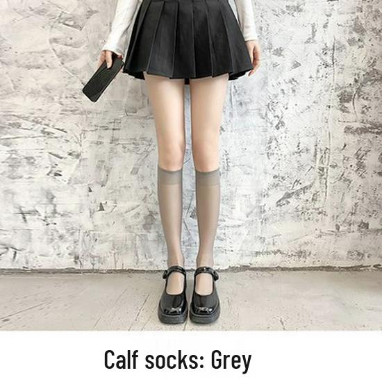 Women's Ultra-Thin Non-Slip Flesh-Colored Thigh-High Stockings