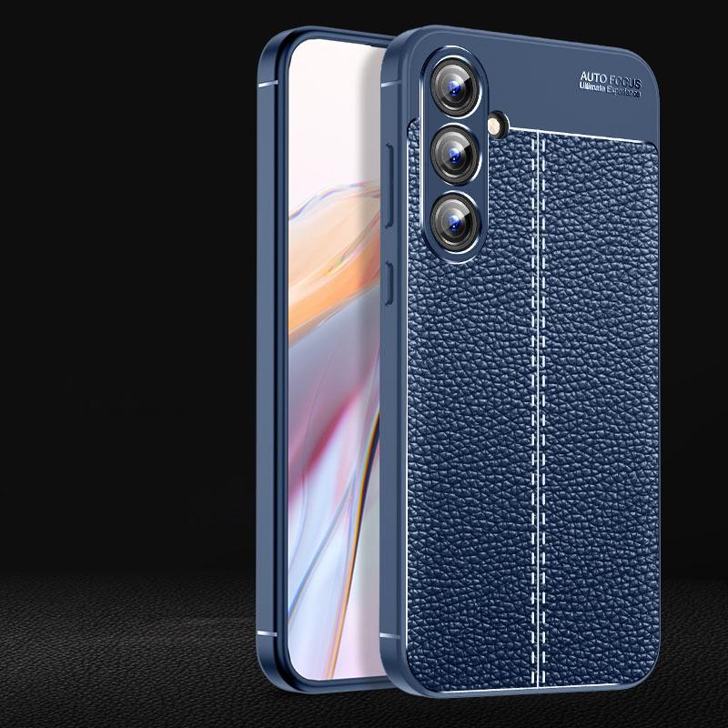 For Samsung A55 Case Cover Samsung A55 5G Capas New Phone Bumper Back Shockproof TPU Soft Leather For Fundas Samsung Galaxy A55