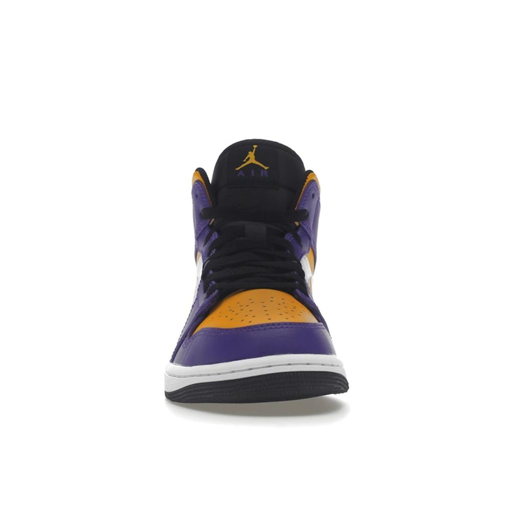 Air Jordan 1 Mid Lakers Men Sneakers Purple Dark-Concord Taxi DQ8426-517