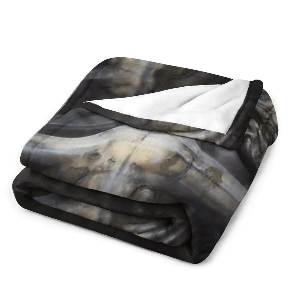 H.R Giger - Necronomicon IV Throw Blanket Blankets Sofas Of Decoration Summer Bedding Blankets