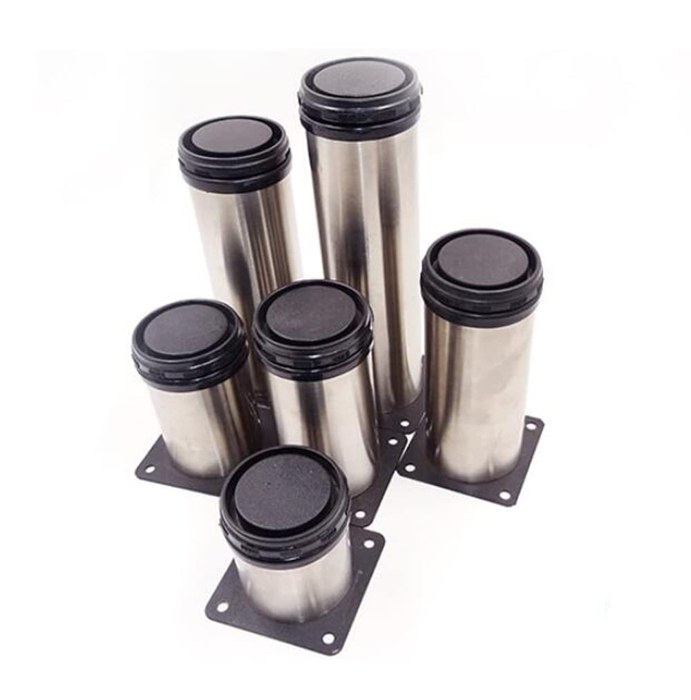 

SZB Extension Legs for Tables, Beds, Desks, and Kotatsu Tables (50mm Diameter x 120mm Height, Set of 4)