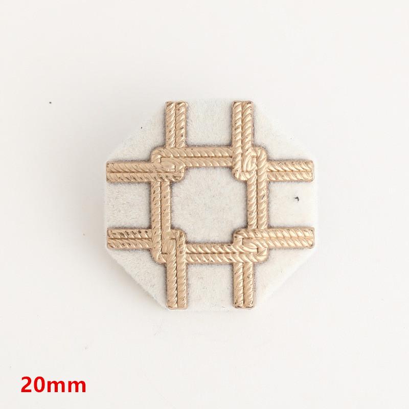 

6pcs Gold Metal Black Design Suit Button For Clothing Fabric Luxury Women Coat Sweater Cardigan Sewing Needlework Accessories BE1