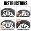 Universal Color Wheel Repair Kit Portable DIY Scratch Repair Paint Repair Paint Fix Car Rim Scratch Repair Kit Alloy Wheel
