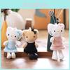Hello Kitty Animal Plush Doll Keychain With Pp Cotton Filling For Backpack Charm And Gift