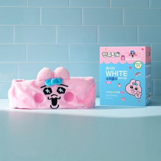 Wählen Sie 1 von 2 White X Panty Rabbit Collaboration Damenbinden