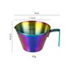 100ml Stainless Steel Espresso Measuring Cup with Scale V-Shaped Spout Coffee Measuring Jug Professional Milk Pitcher
