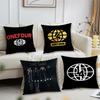 Onefour Hip Hop Rapper cushion cover Pillow Case Square Cushion Room Bedroom Headboard Sofa Living Backrest Nap Time