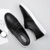 Fashion Spring Autumn New Men's Leather Casual Shoes Soft Soles Comfortable Simple Versatile Commuting Work Shoes Men's Flat Shoes