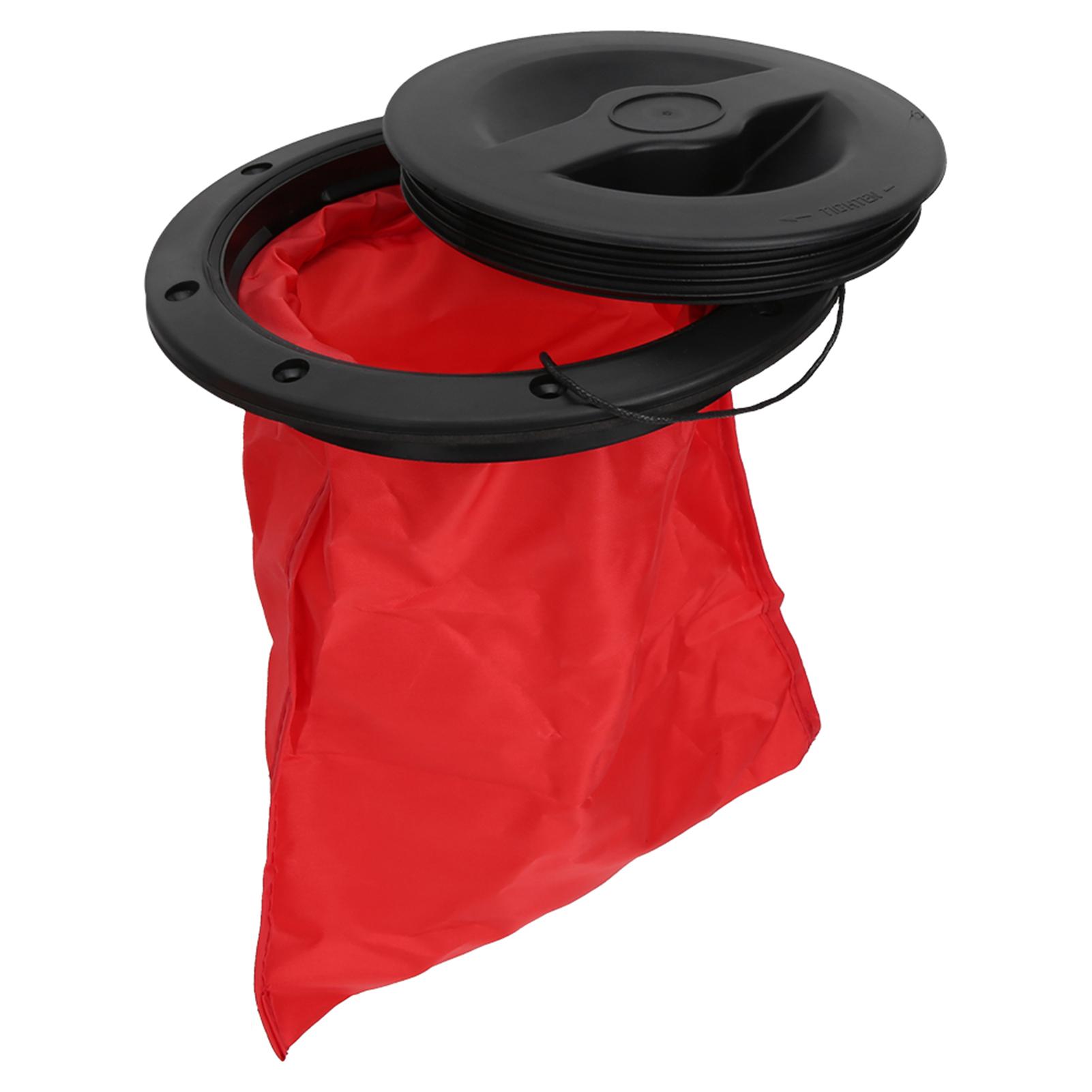 

Boat Sealing Hatch Cover Round Circular Type Lid Waterproof Kayak Accessories W Storage Bag 6 Inch