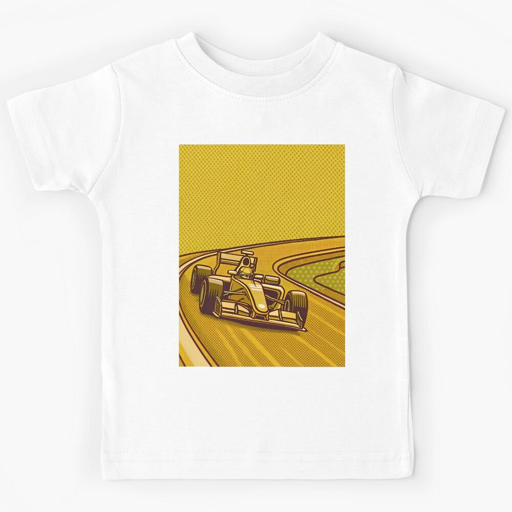 High Racing Car Sci-Fi Colors Speed F1 Kids T-Shirt 100