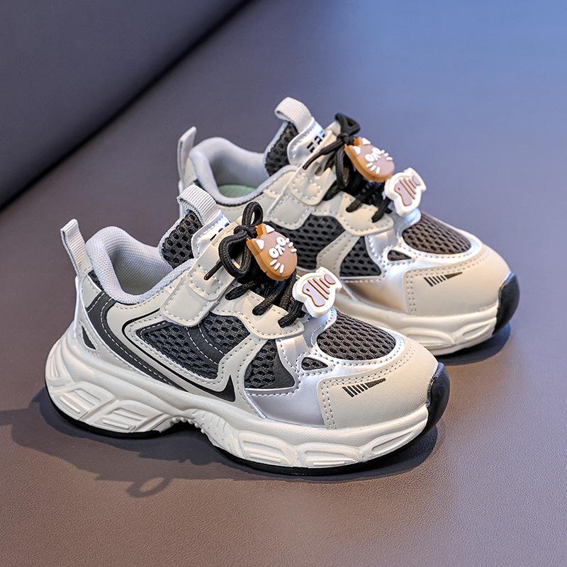 2026 Girls' Spring Cartoon Mesh Running Shoes - Trendy Student Sneakers