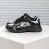 New versatile fashion casual men's and women's trend breathable sports shoes dad letter b30 heightening shoes