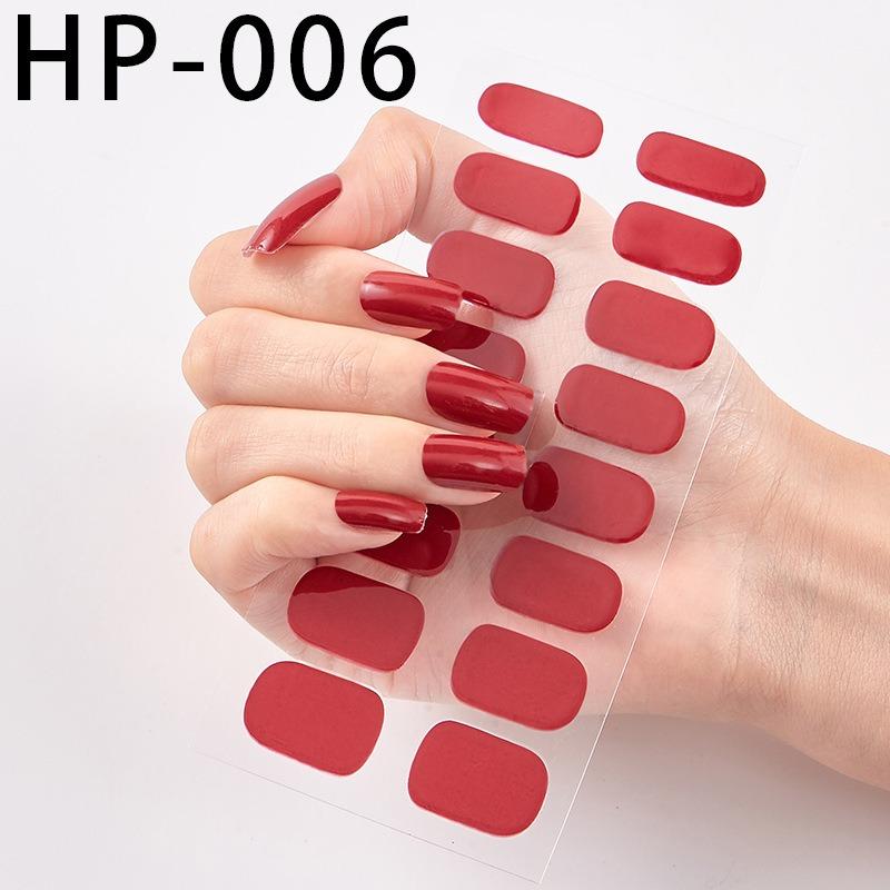 

Гелевые наклейки для ногтей, Полуотвержденные фототерапевтические наклейки для ногтей, Полные наклейки, Водостойкие и долговечные гелевые мягкие наклейки для ногтей HP006