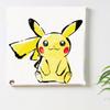Panel de Lona de Pokémon Pikachu 30cm x Mediano [Art Deli] 30cm, Tamaño, POKE-2407-01