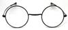 Cyphus Round UV Trendy Fashion [CYPHUS] Glasses, Small, Protection, (Black/Clear)