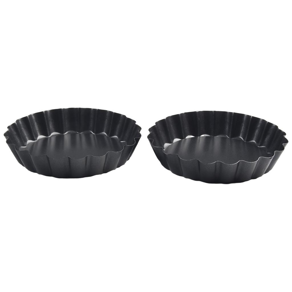 Tarteform Antihaftbeschichtet 4 Zoll Backboden Pizza Ersatz Set 6er Set Tarteförmchen Zubehör Kuchen Kohlenstoffstahl