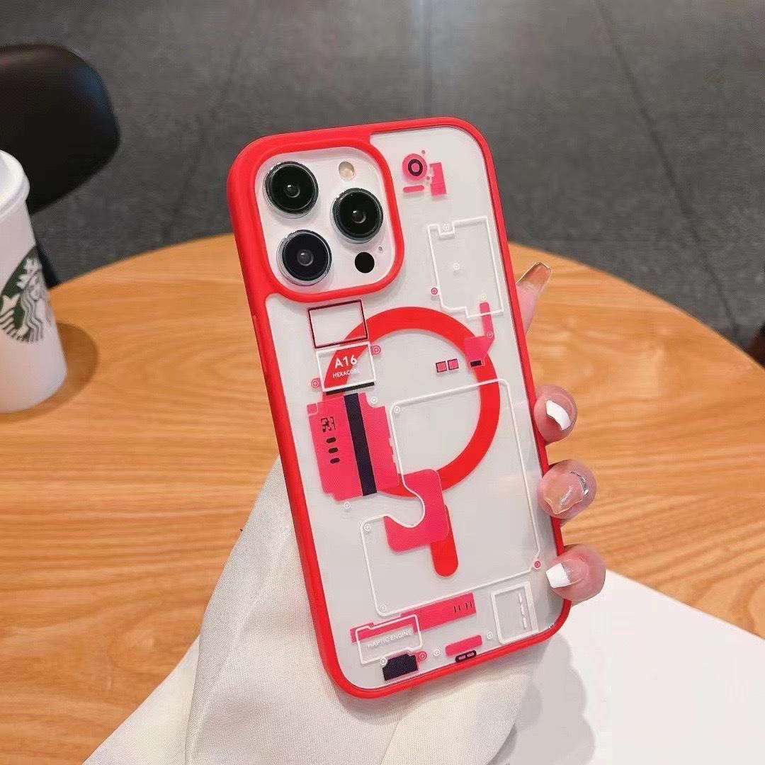 

Spigen подходит для iPhone 16Pro Technology Магнитный чехол для телефона Apple 15 New Fe Защитный чехол для печатной платы Apple 7/8/SE2 Universal