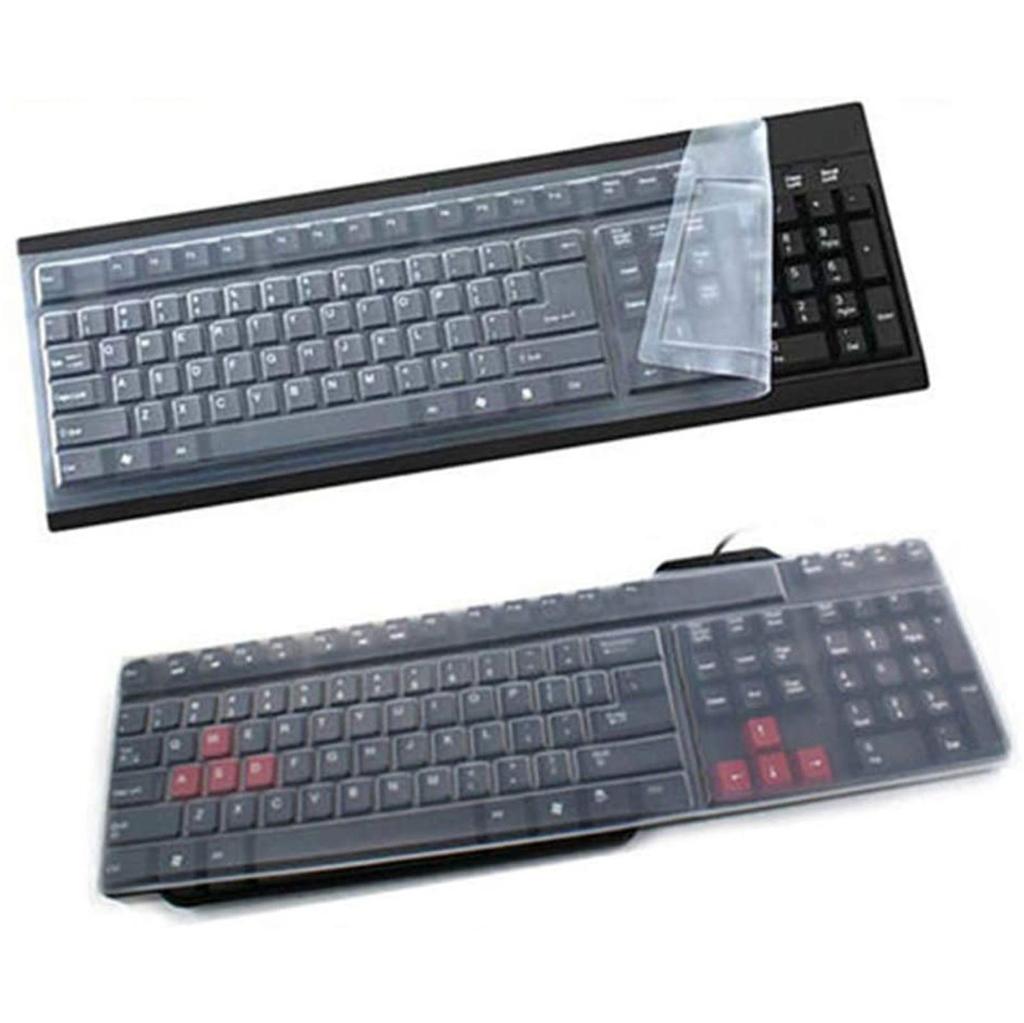 1PC Keyboard Skin Univerzální silikonový kryt klávesnice pro stolní počítač Skin Protector
