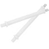 2 conectores de poste mango de repuesto resistente para herramienta de limpieza ligera de baño conector para poste de cepillo de inodoro inodoro