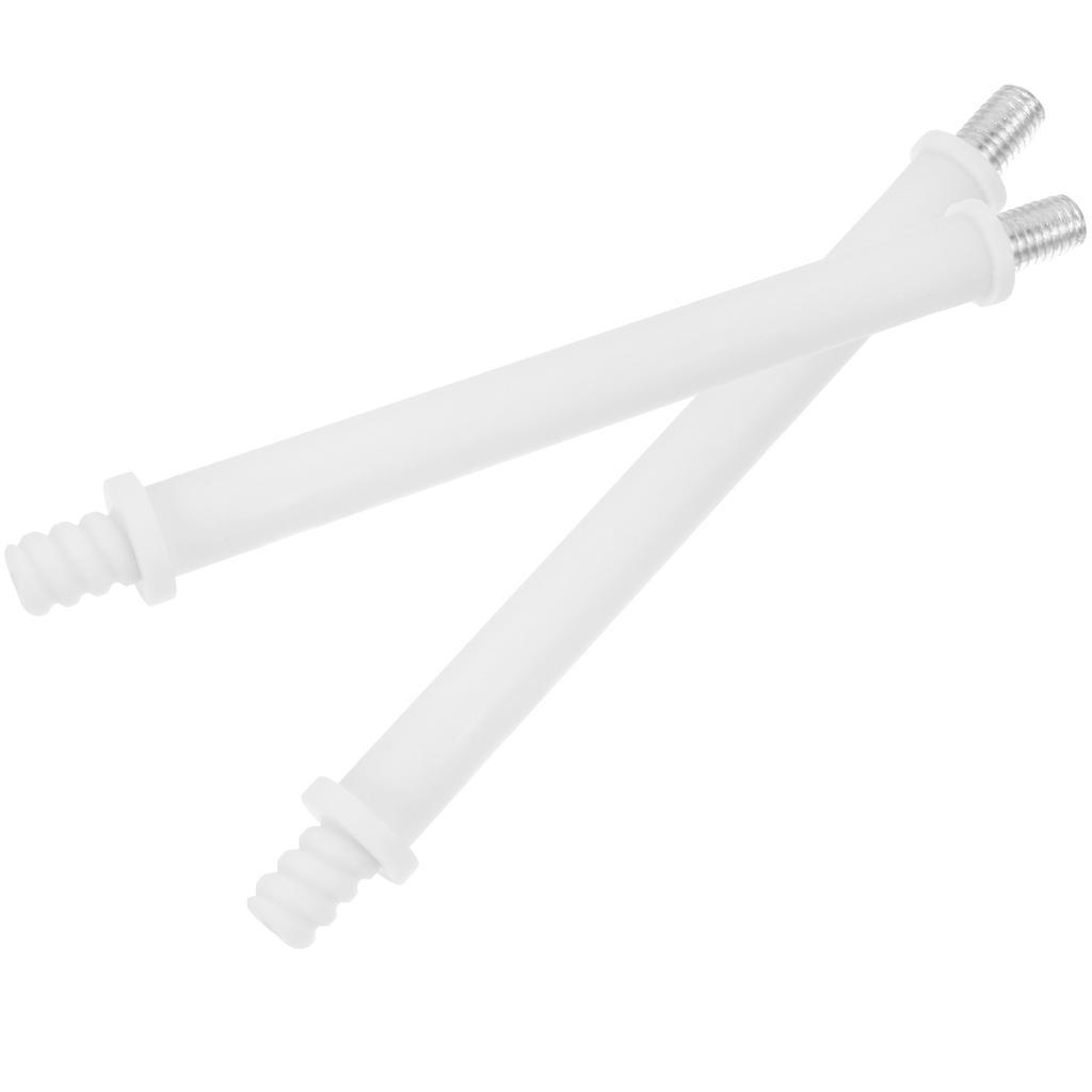 2 conectores de poste mango de repuesto resistente para herramienta de limpieza ligera de baño conector para poste de cepillo de inodoro inodoro
