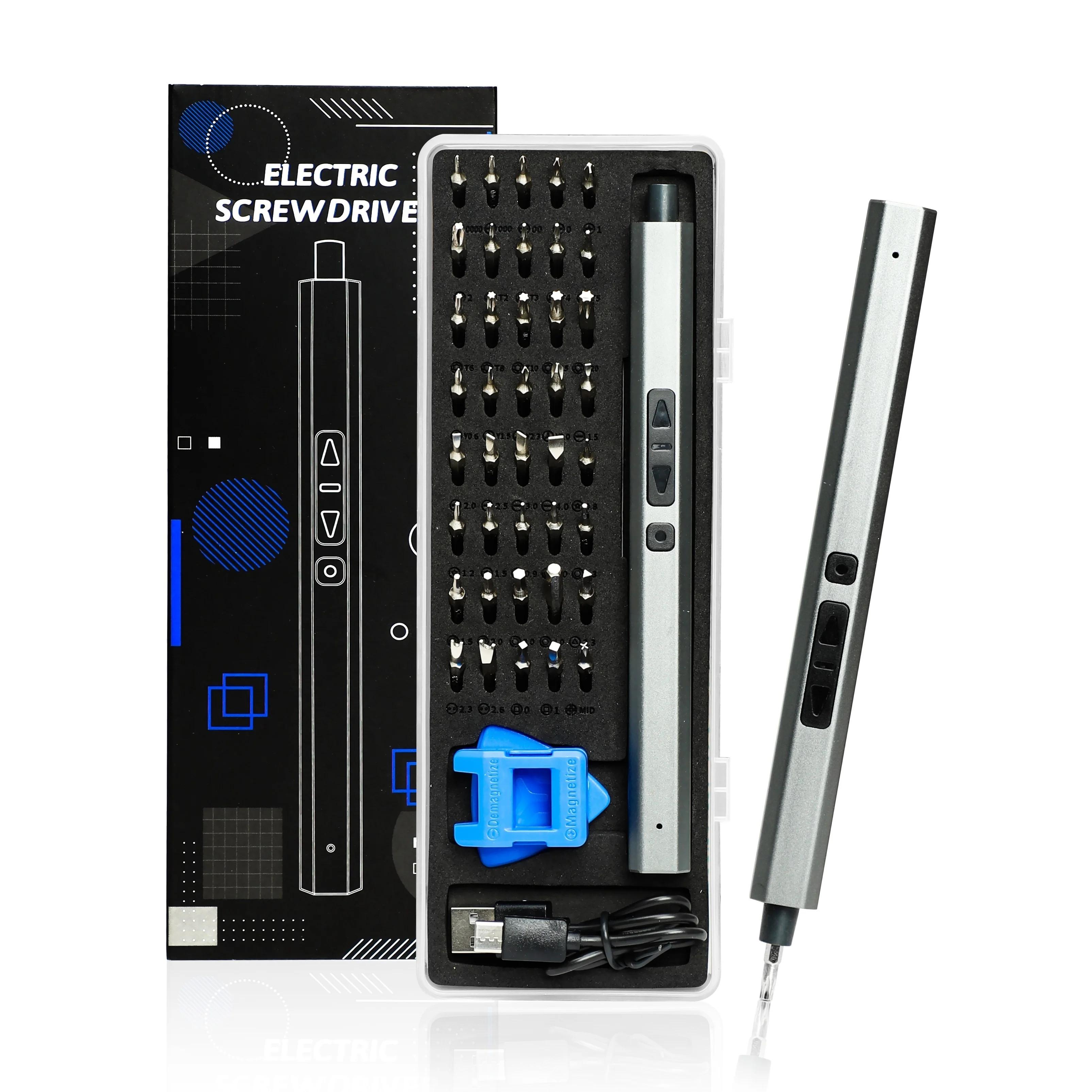 

Набор прецизионных электрических отверток 46 в 1 Магнитные биты Phillips Torx Профессиональные инструменты для ремонта и разборки iPhone Watch PC