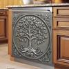 Adesivo Decorativo Strass Design Floreale Argentato Autoadesivo Impermeabile Frigorifero Lavastoviglie Decorazioni Cucina Moderno