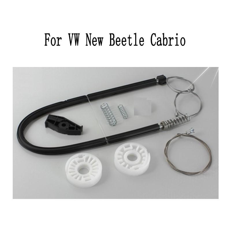 SADA PRO OPRAVU STAHOVÁKU OKNA PRO VW NEW BEETLE CABRIO Kabriolet ZADNÍ LEVÝ 2003-2010