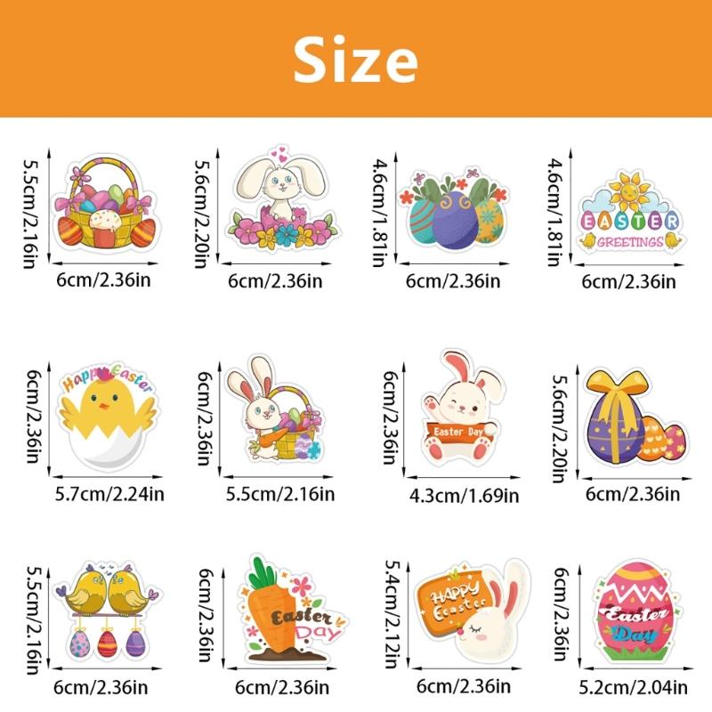 Colorful Easter Cake Decorations Set of 12pcs Rabbit Gnomes Cupcake Toppers Spring Theme Decor Easter Party Supplies