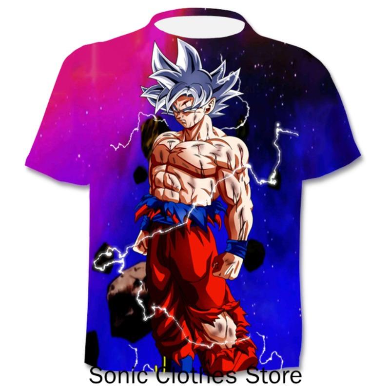 Dragon Ball Z Graphic Print 3D Summer Short Sleeve T-Shirt Top Hot Selling Cool Super Adult T-Shirt Goku
