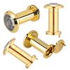 200 Degree Wide Viewing Angle Door Viewer with Heavy Duty Privacy Cover Gold