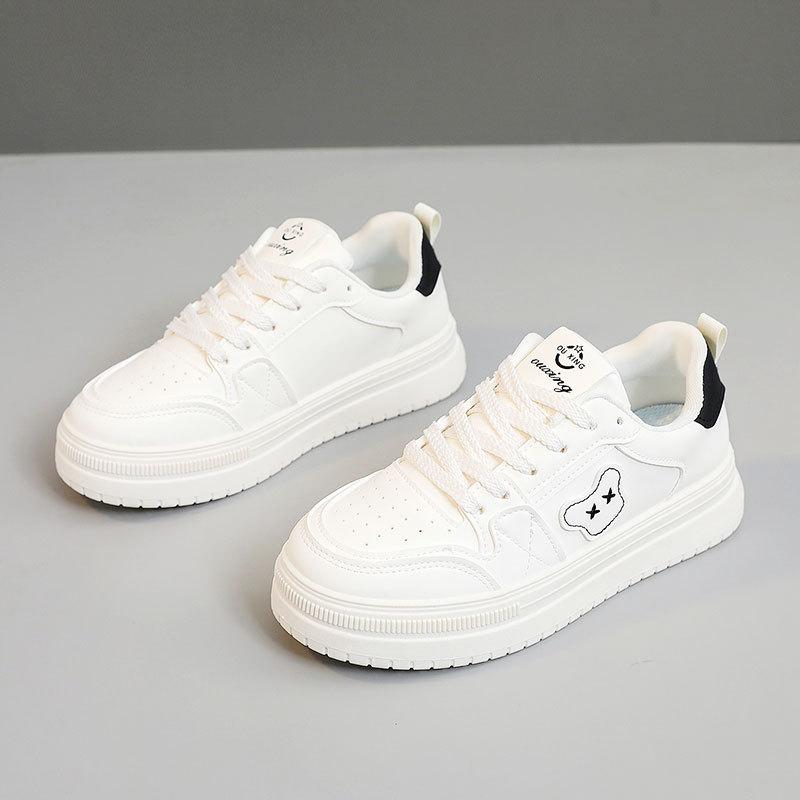 

G7608 new 2025 summer casual breathable board shoes heightened thick baseplate shoes sports shoes splicing Korean version trend 40