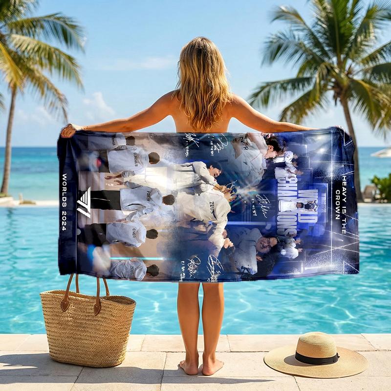 T1 Fashion Beach Towel: Ideal for Summer Adventures Soft, absorbent and quick drying suitable for swimming and bathing