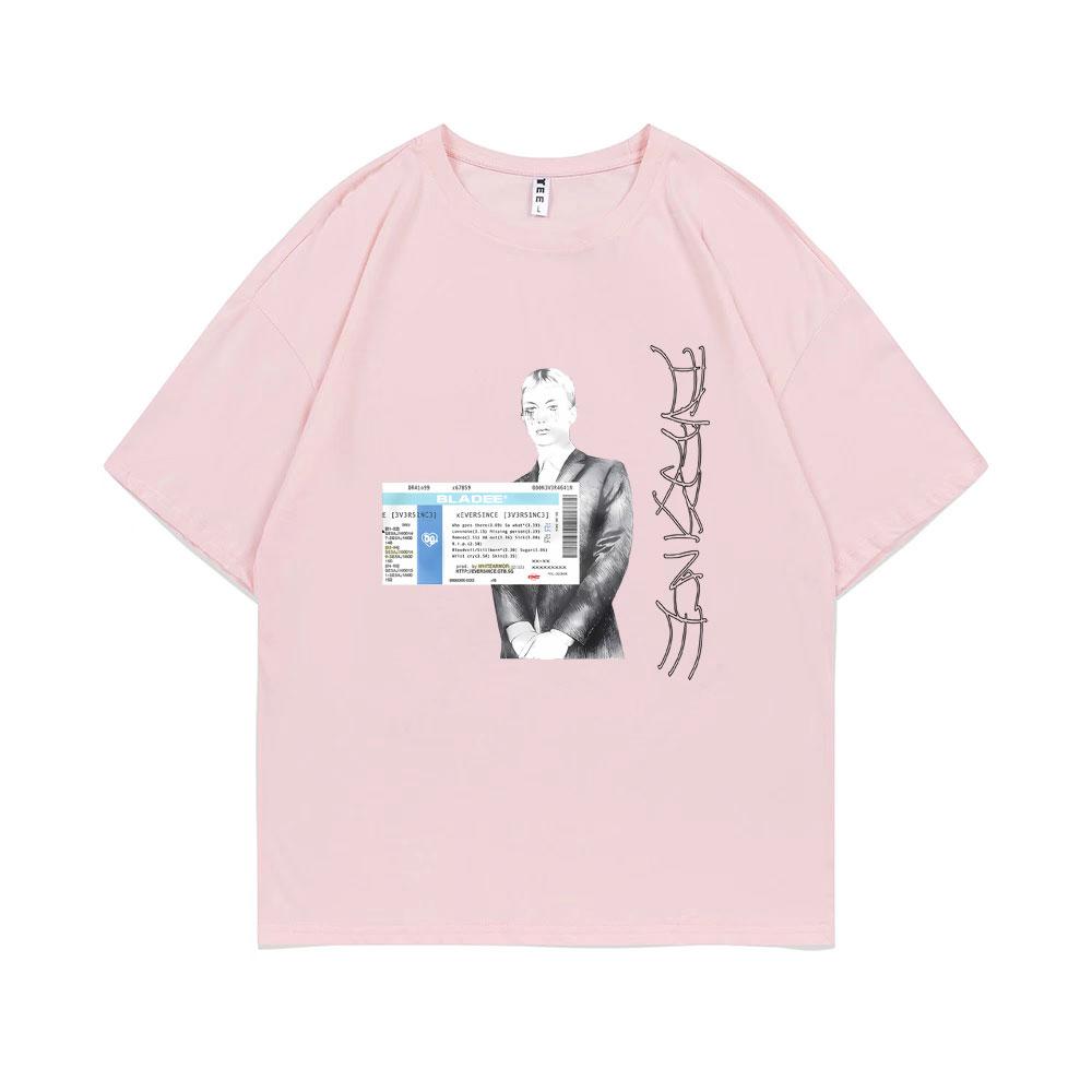 Rapper Bladee Eversince Tshirt Drain Gang T-shirt Men's Fashion Hip Hop Short Sleeve Male Casual Oversized Streetwear T Shirts