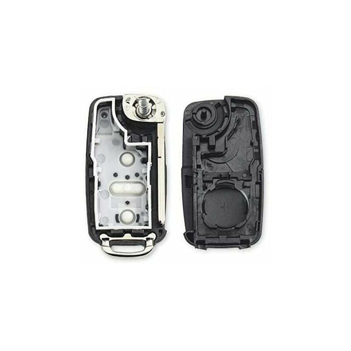Ersatz Klappschlüsselgehäuse Fob für VW Volkswagen Golf Mk6 T1guan Polo Passat CC Seat Skoda Octavia 3 Tasten